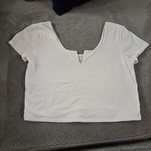 Aeropostale White Crop Top